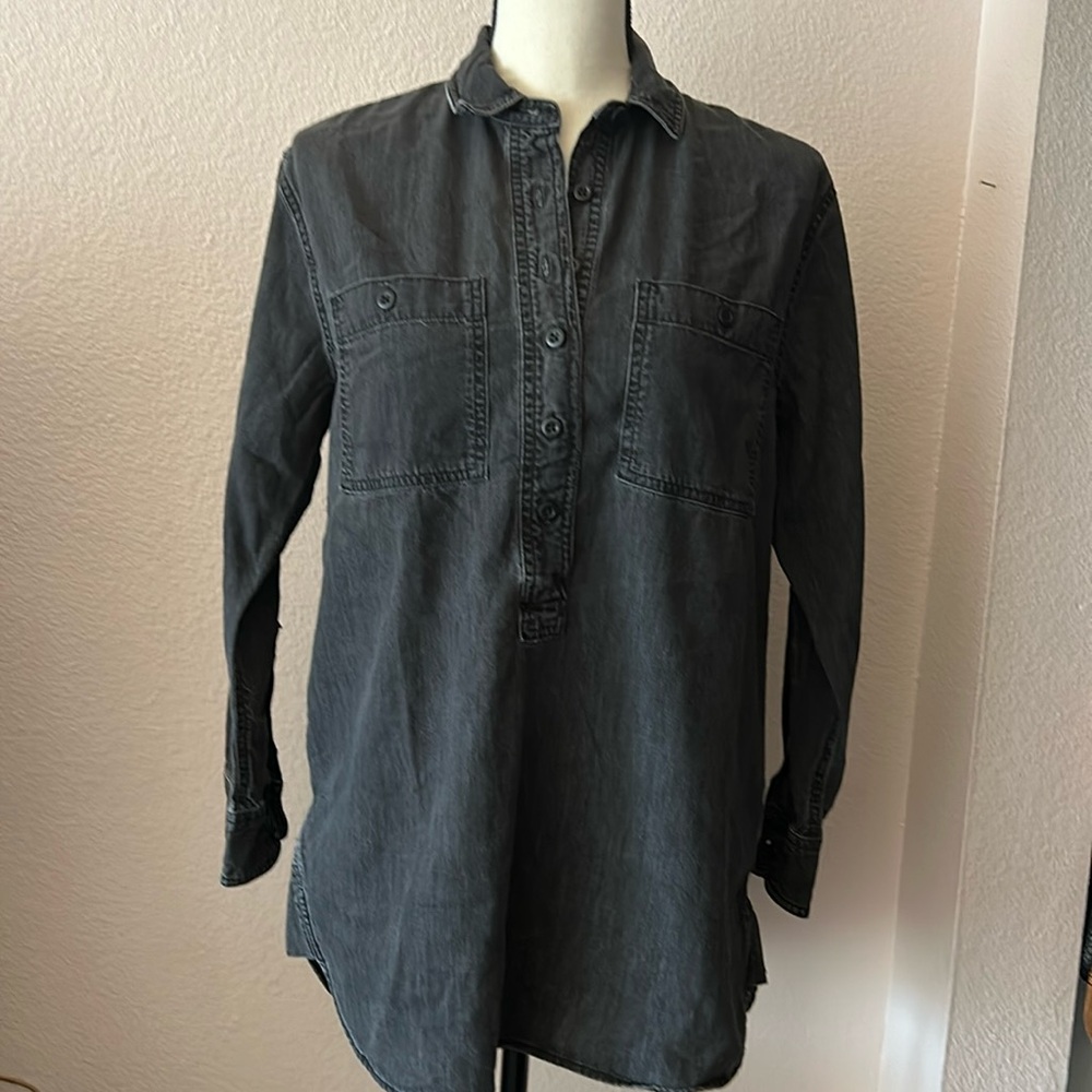 Madewell long sleeve denim shirt